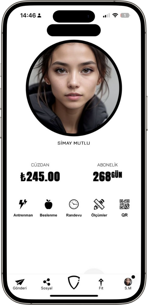 Gymsoft® Otomatik, Başlıklı Mesaj
