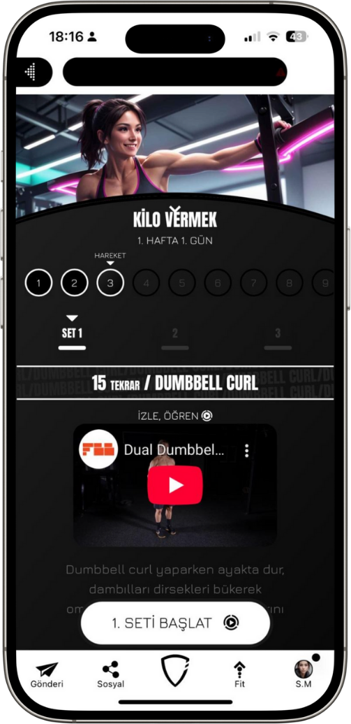 Gymsoft® Videolu Antrenman Programı 