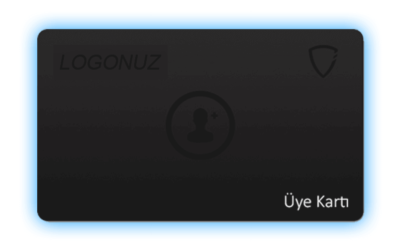 Gymsoft® Özel Tasarım Üye Geçiş Kartı
